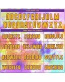 Best Pro Custom Tie Dye Gold-Purple Sublimation Soccer Uniform Jersey