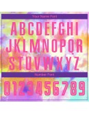 Best Pro Custom Tie Dye Pink-Light Blue Sublimation Soccer Uniform Jersey