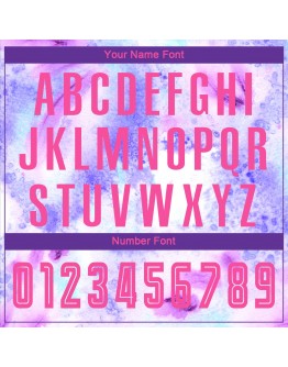 Best Pro Custom Tie Dye Pink-Purple Sublimation Soccer Uniform Jersey