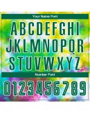 Best Pro Custom Tie Dye Kelly Green-White Sublimation Soccer Uniform Jersey