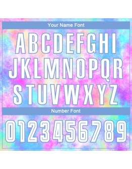 Best Pro Custom Tie Dye White-Light Blue Sublimation Soccer Uniform Jersey