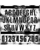 Best Pro Custom Tie Dye Black-White Sublimation Soccer Uniform Jersey