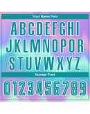 Best Pro Custom Tie Dye Aqua-White Sublimation Soccer Uniform Jersey