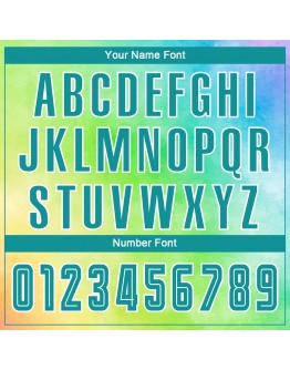 Best Pro Custom Tie Dye Aqua-White Sublimation Soccer Uniform Jersey