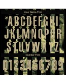 Best Pro Custom Olive Vegas Gold-Black American Flag Fashion Sublimation Salute To Service Soccer Uniform Jersey