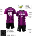 Best Pro Custom Purple White-Pink Sublimation Soccer Uniform Jersey