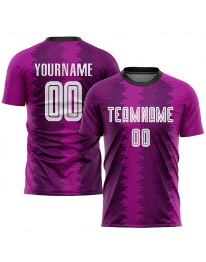 Best Pro Custom Purple White-Pink Sublimation Soccer Uniform Jersey