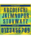 Best Pro Custom Gold Royal-Light Blue Away Sublimation Soccer Uniform Jersey