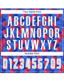 Best Pro Custom Royal White-Red Home Sublimation Soccer Uniform Jersey