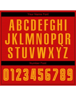 Best Pro Custom Red Gold-Black Sublimation Fade Fashion Soccer Uniform Jersey