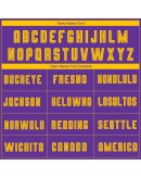 Best Pro Custom Purple Gold-Black Sublimation Fade Fashion Soccer Uniform Jersey