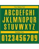 Best Pro Custom Kelly Green Gold-Black Sublimation Fade Fashion Soccer Uniform Jersey